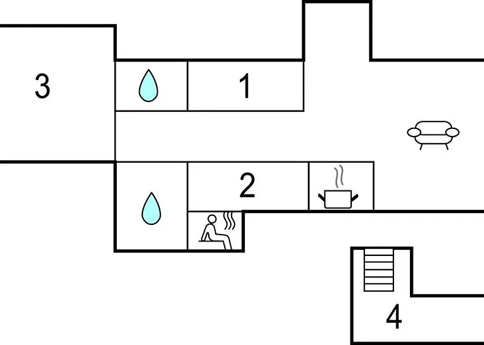 4 Bedroom Lovely In Al Дом отдыха Ол